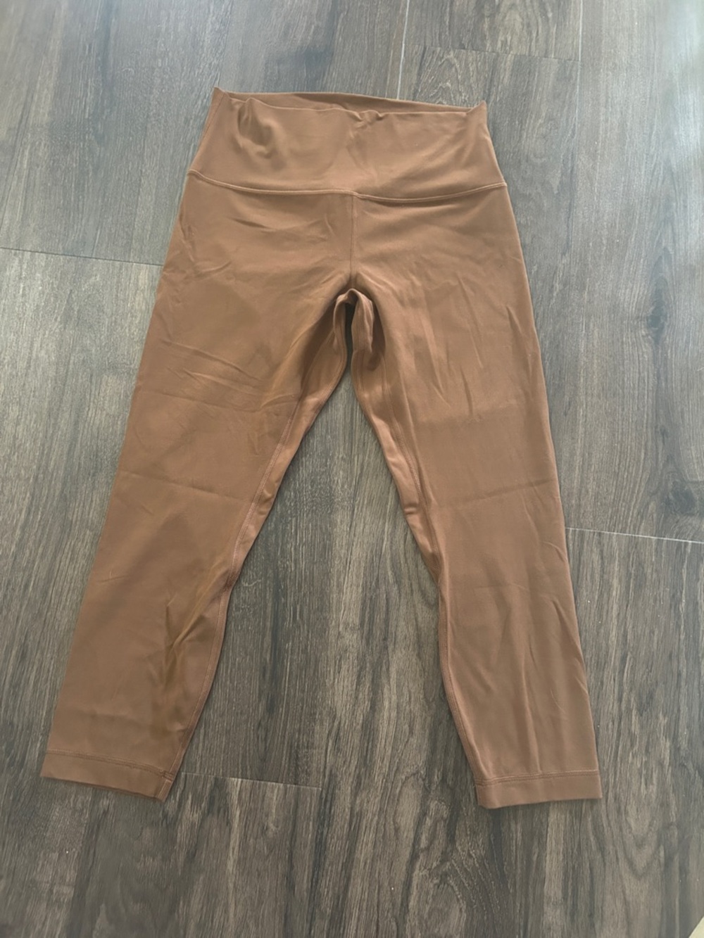 Lululemon High-Waist Brown Active Cropped Leggings